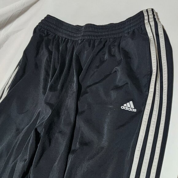 Adidas 3-Stripes Tricot Open Hem Track Pants – Black/White – Men’s XL - Picture 2 of 5